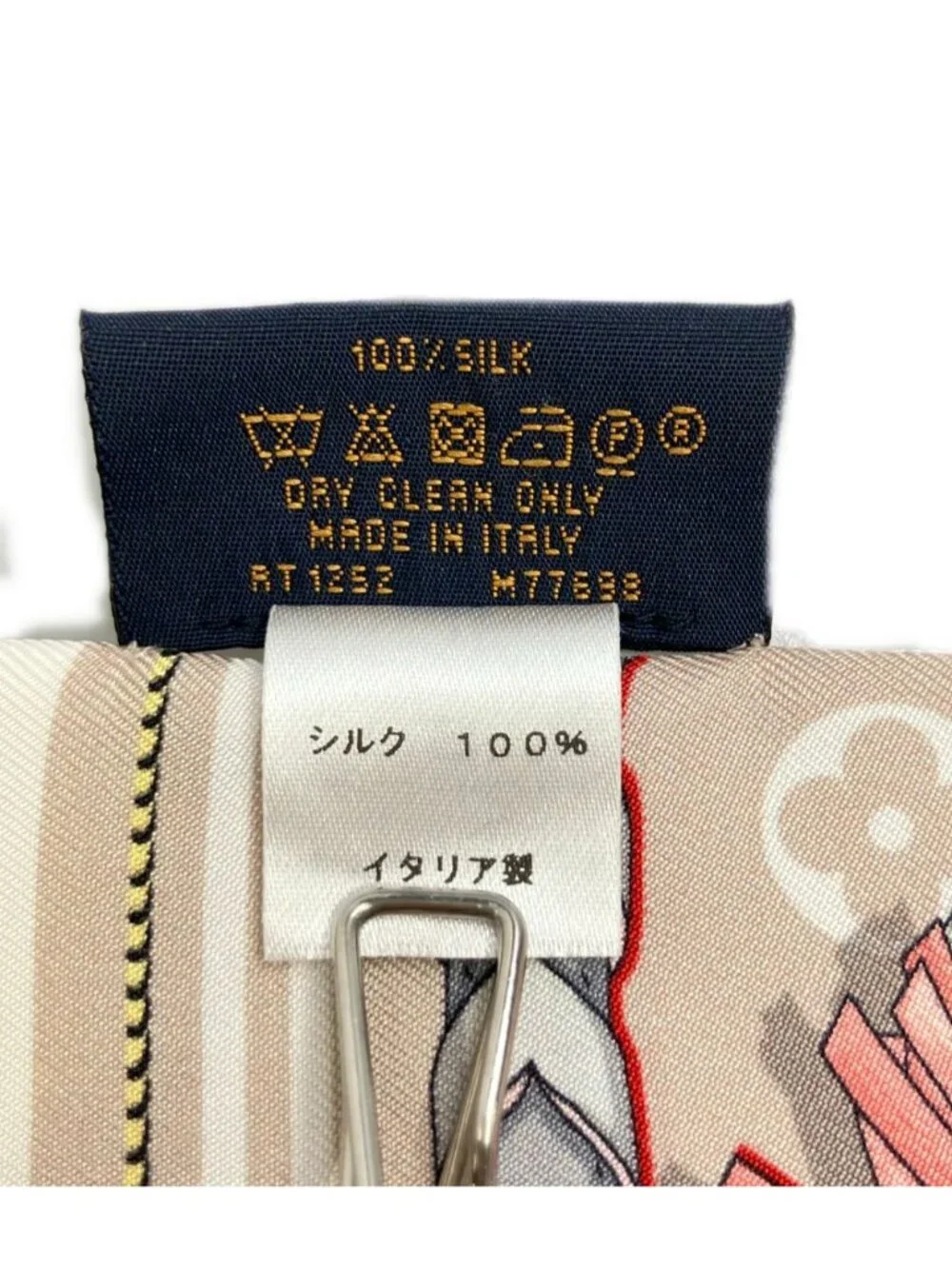Louis Vuitton Scarf Silk 100% Bandeau Mix and Strap